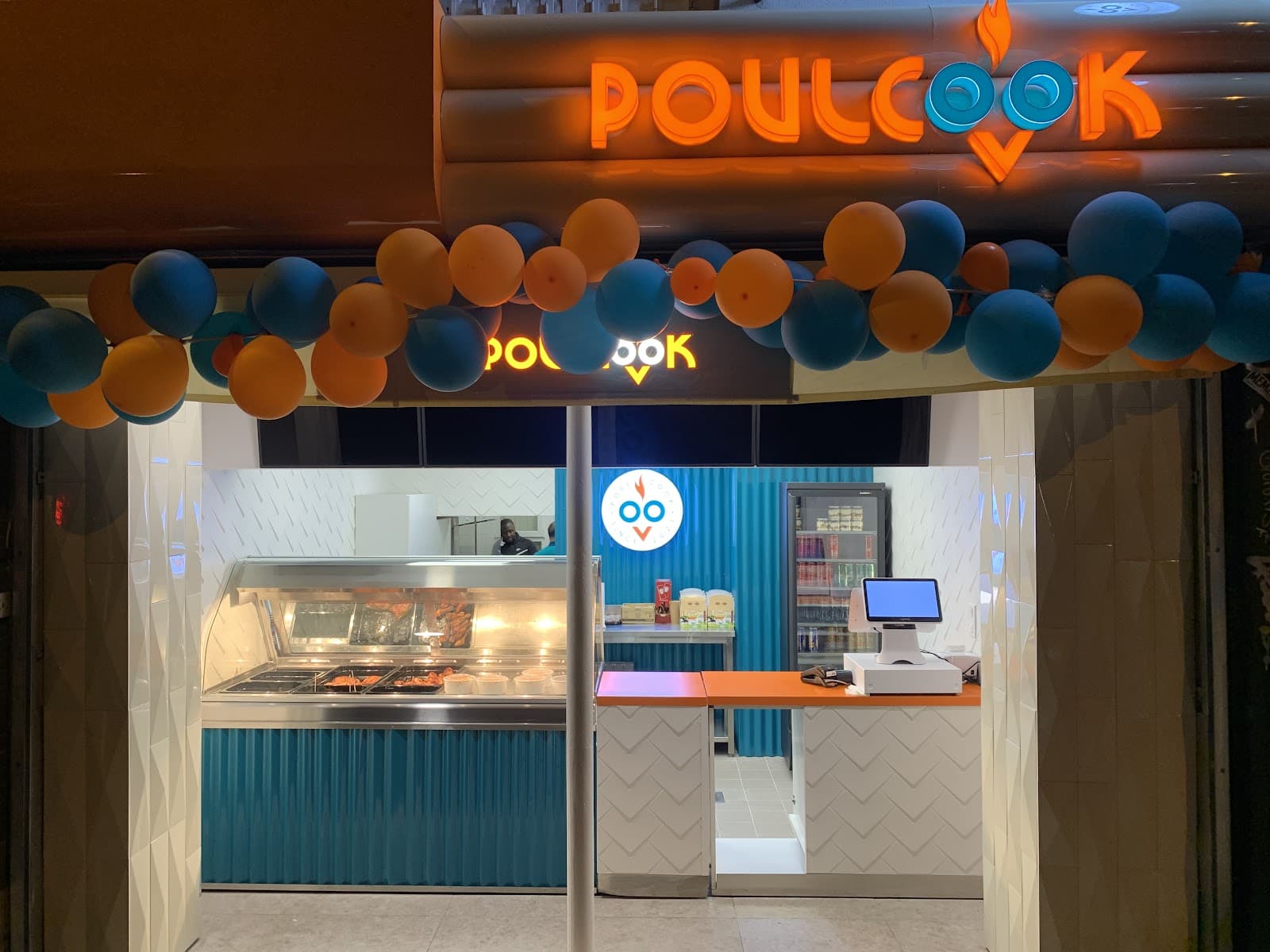 Le restaurant Poulcook, sur place